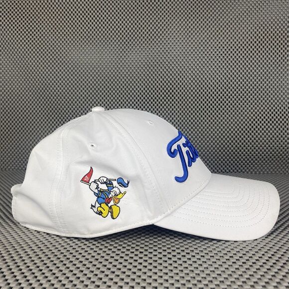 Titleist Disney Tour Performance Donald Duck Golf Hat Cap White Adjustable Strap - Picture 1 of 14
